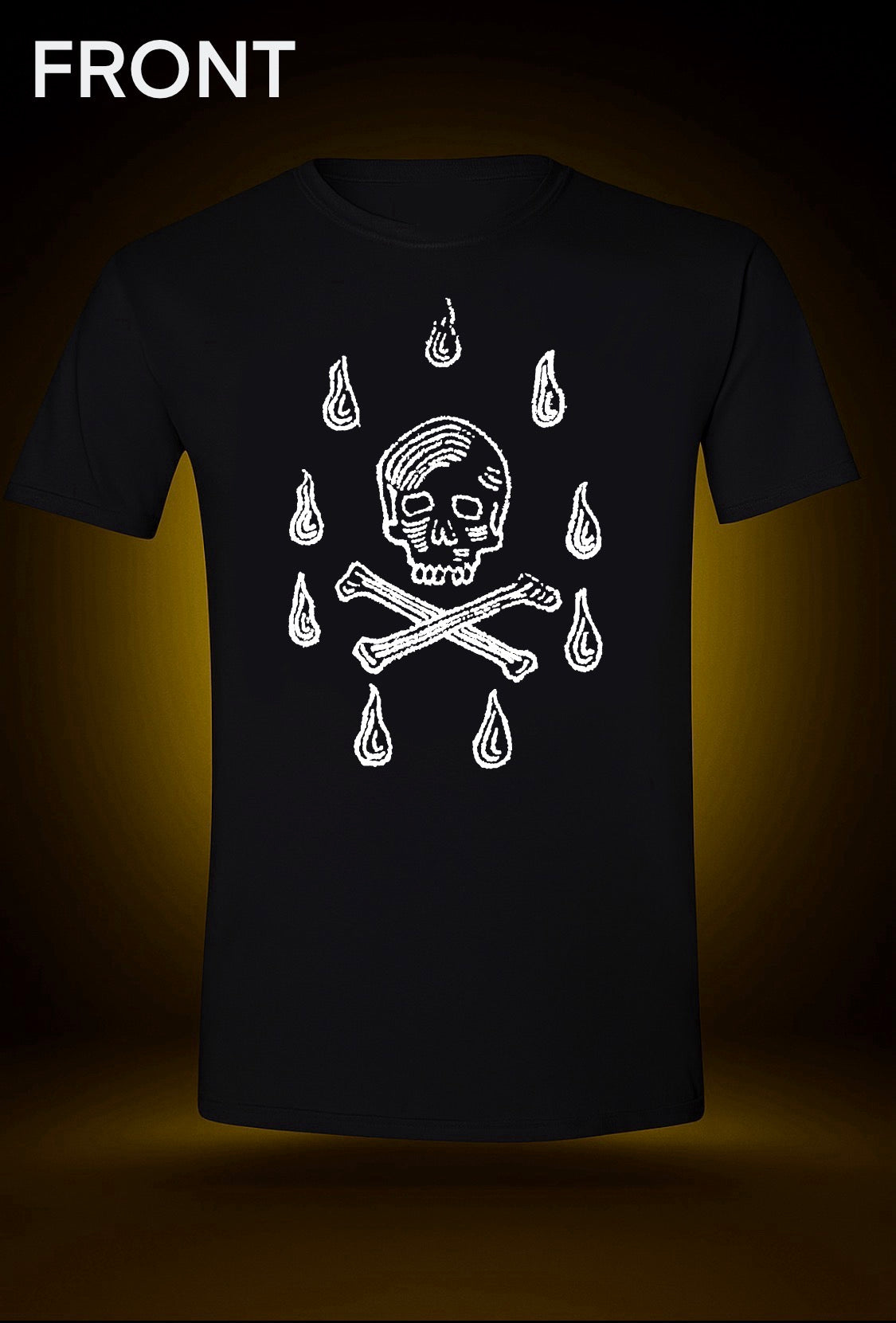 Funeral Apron Black Tee