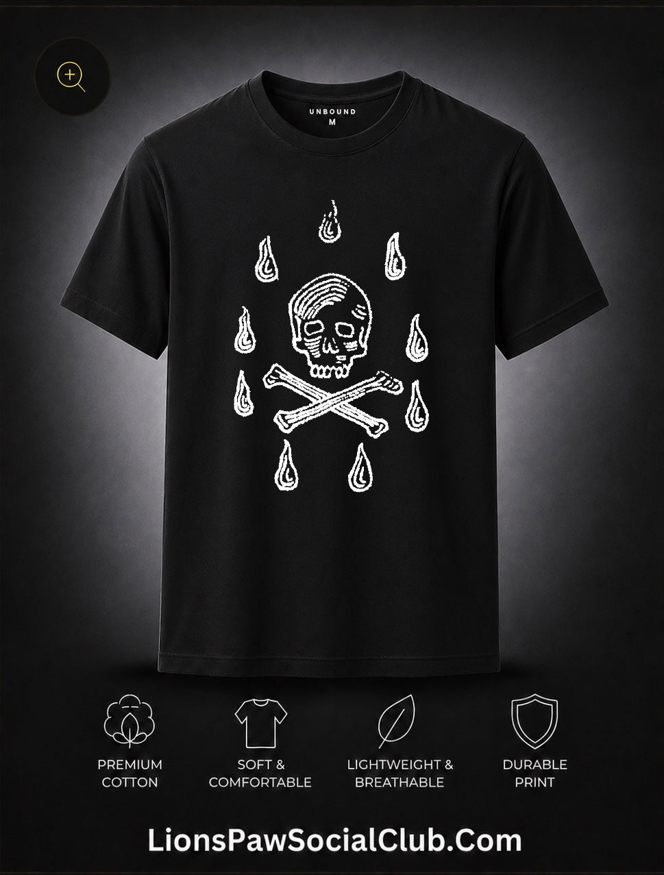 Funeral Apron Black Tee