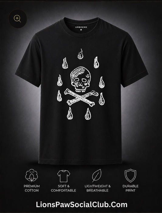Funeral Apron Black Tee