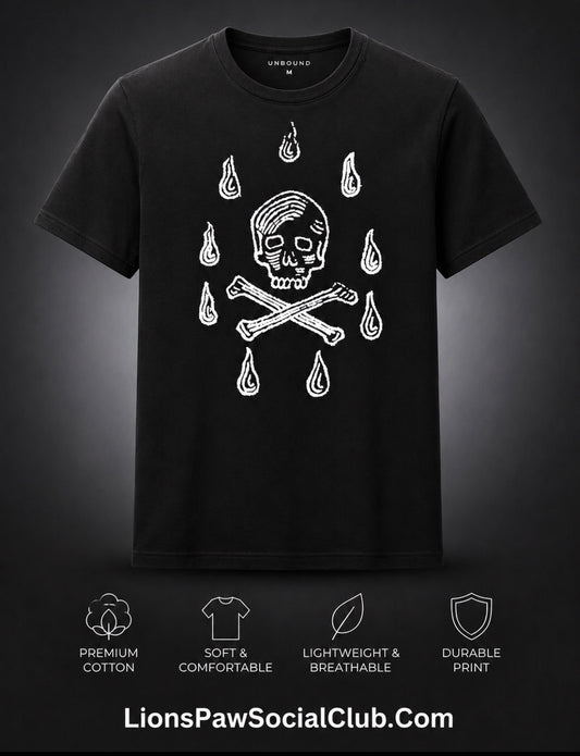 Funeral Apron Black Tee