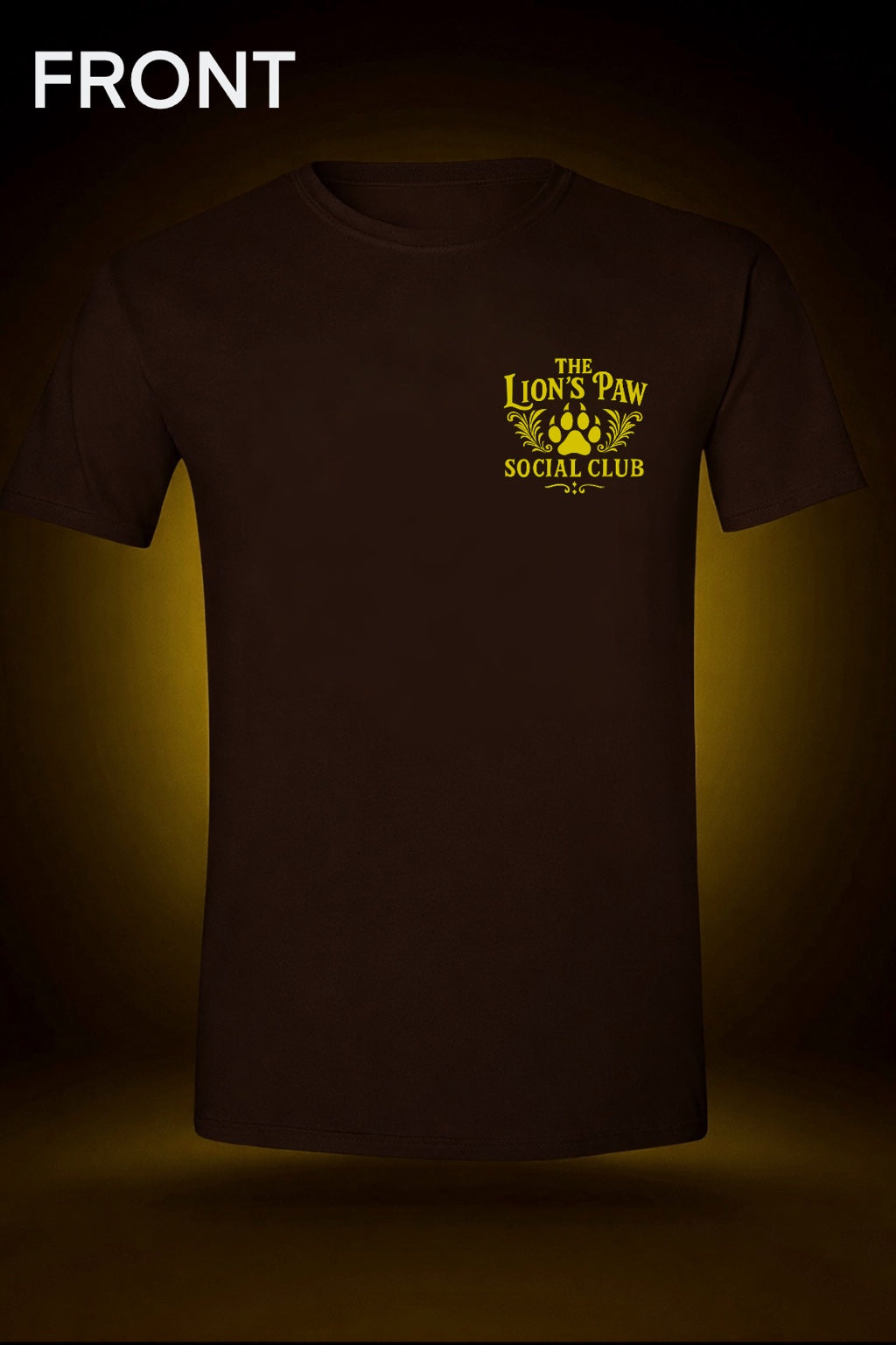 Brown-Let there be Light Cigar Tee